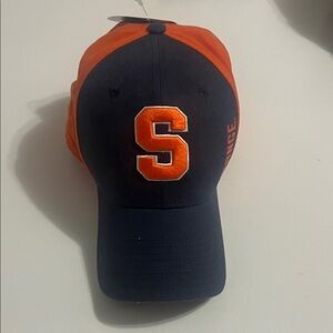 Orange and Navy Cap with S Logo
